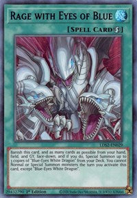 Rage with Eyes of Blue (Blue) [LDS2-EN029] Ultra Rare 