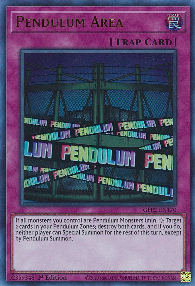 Pendulum Area [GFP2-EN170] Ultra Rare 
