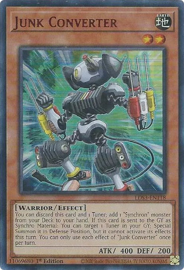 Junk Converter (Red) [LDS3-EN118] Ultra Rare 