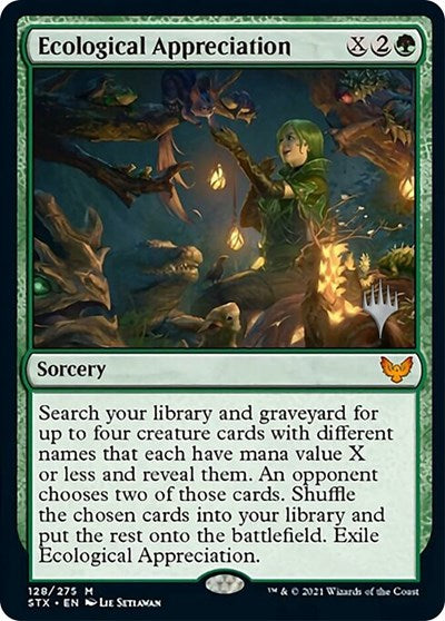 Ecological Appreciation (Promo Pack) [Strixhaven: School of Mages Promos] 