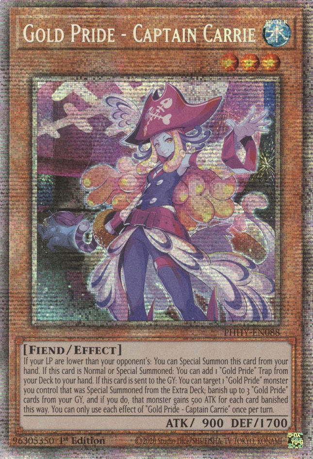 Gold Pride - Captain Carrie [PHHY-EN088] Starlight Rare 
