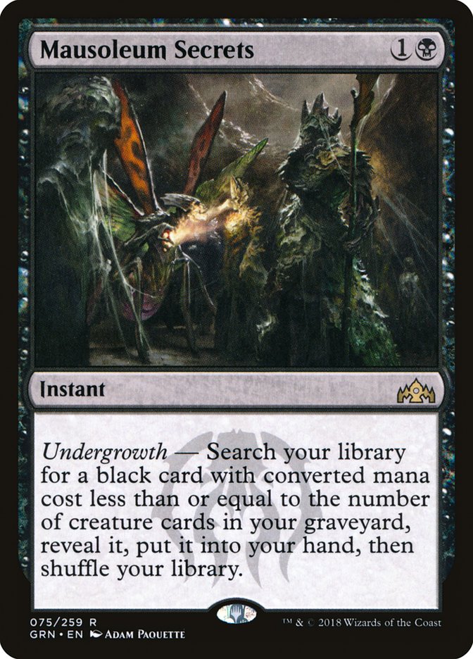 Mausoleum Secrets [Guilds of Ravnica] 