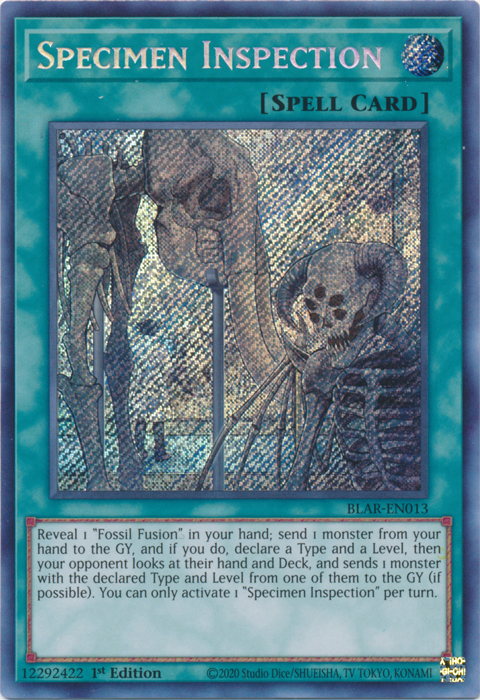 Specimen Inspection [BLAR-EN013] Secret Rare 