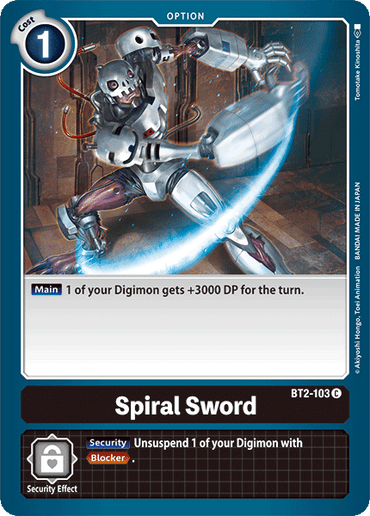 Spiral Sword [BT2-103] [Release Special Booster Ver.1.0] 