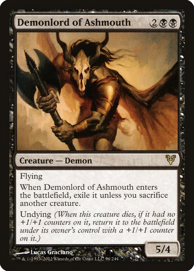 Demonlord of Ashmouth [Avacyn Restored] 