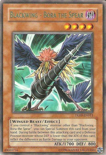 Blackwing - Bora the Spear (Green) [DL09-EN011] Rare 