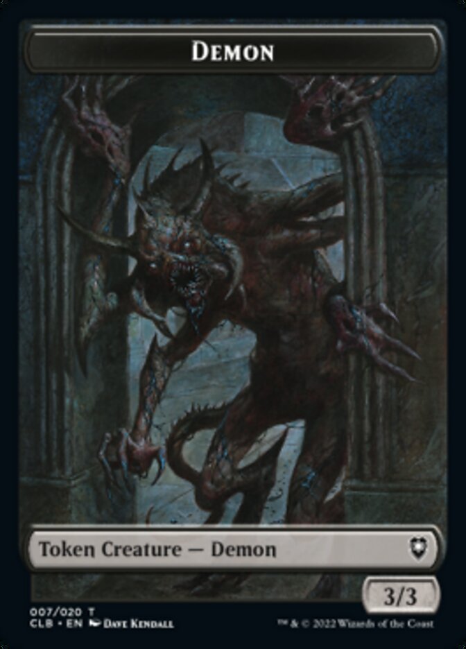 Demon Token [Commander Legends: Battle for Baldur's Gate Tokens] 