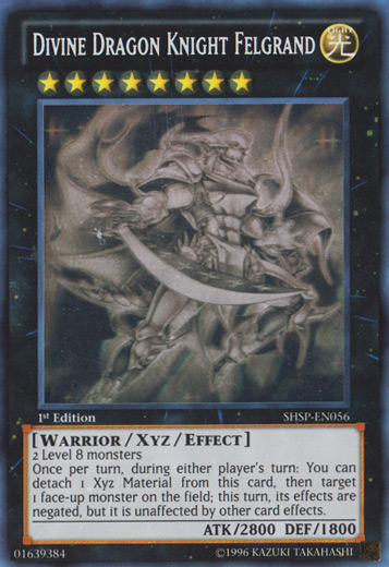 Divine Dragon Knight Felgrand [SHSP-EN056] Ghost Rare 