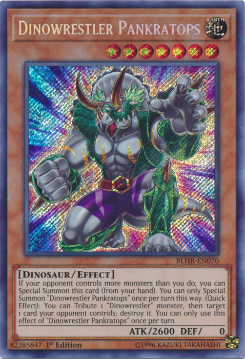 Dinowrestler Pankratops [BLHR-EN070] Secret Rare 
