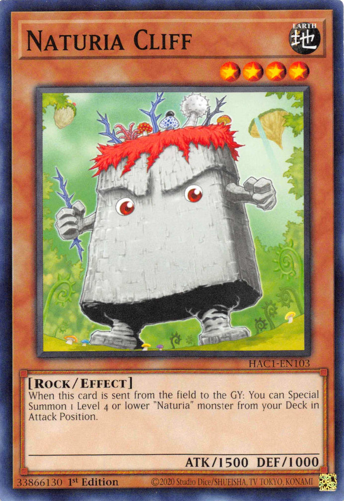 Naturia Cliff (Duel Terminal) [HAC1-EN103] Parallel Rare 