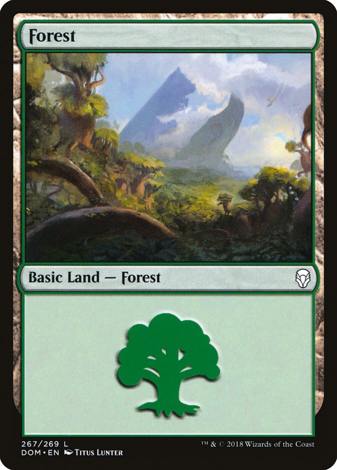 Forest (267) [Dominaria] 