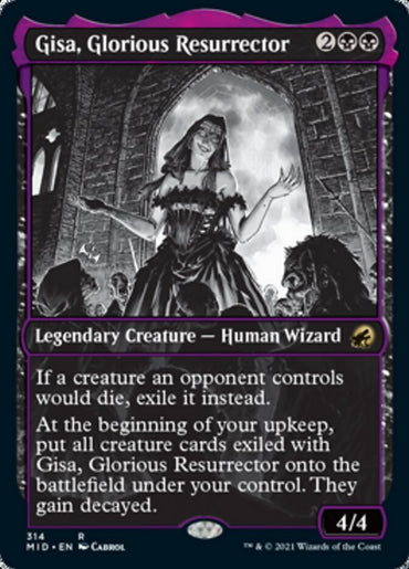 Gisa, Glorious Resurrector (Showcase Eternal Night) [Innistrad: Midnight Hunt] 