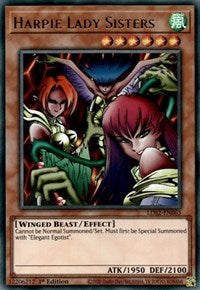 Harpie Lady Sisters [LDS2-EN065] Ultra Rare 