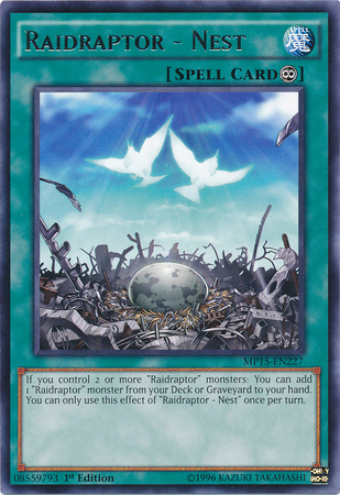Raidraptor - Nest [MP15-EN227] Rare 