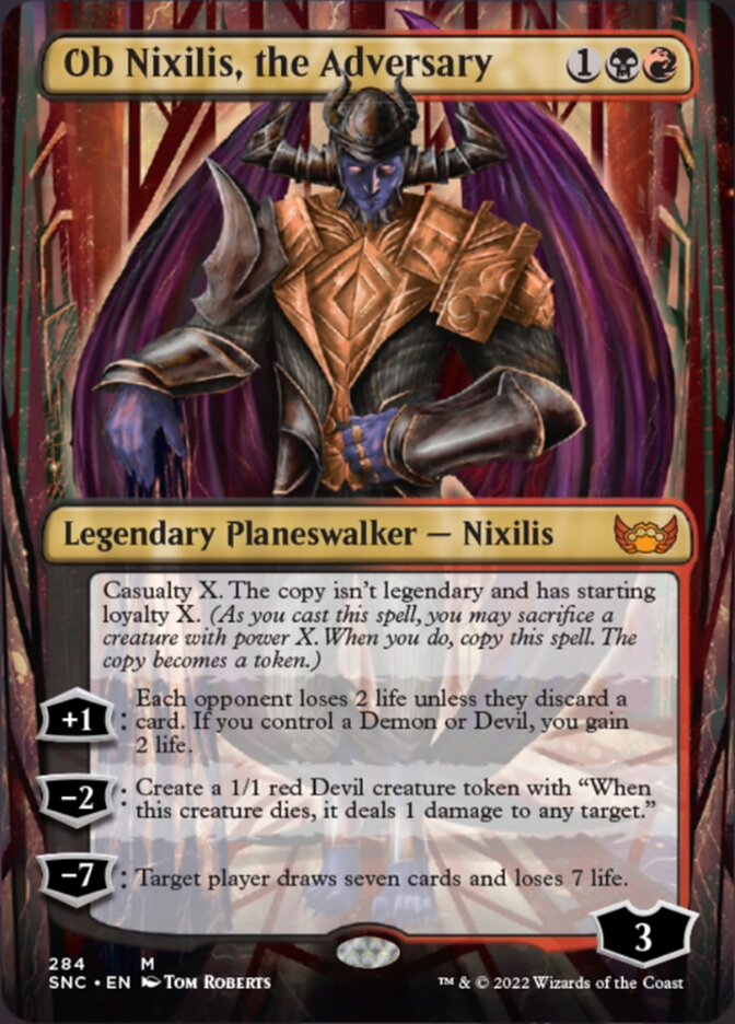 Ob Nixilis, the Adversary (Borderless) [Streets of New Capenna] 