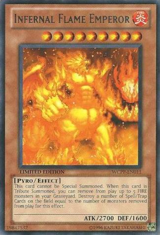 Infernal Flame Emperor [WCPP-EN011] Rare 