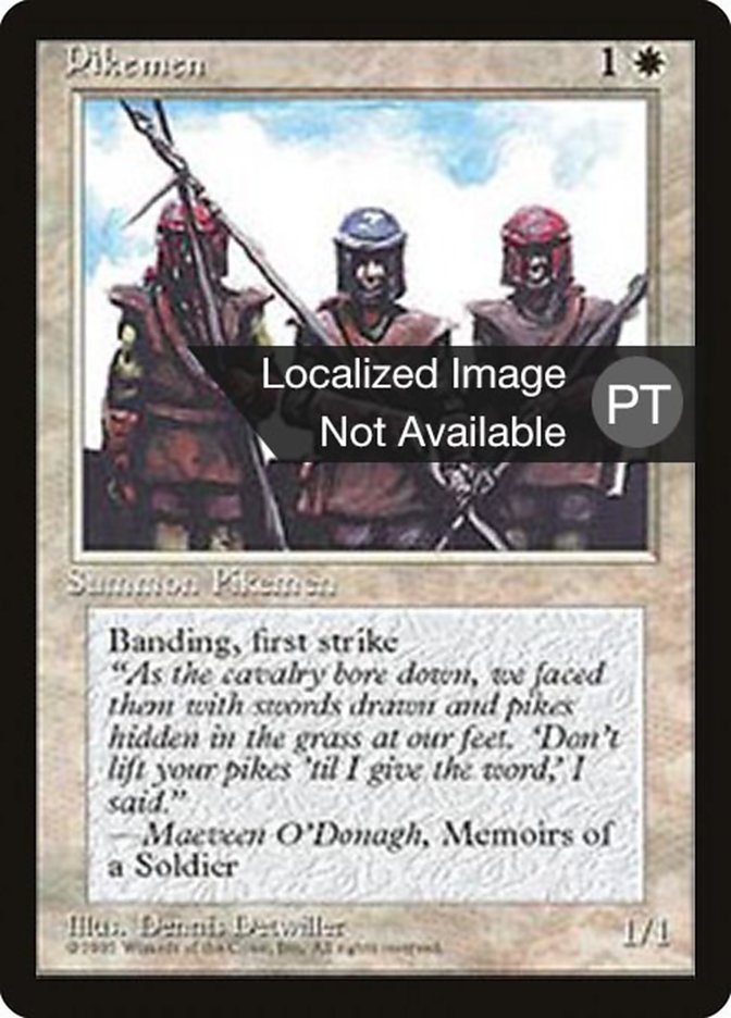 Pikemen [Fourth Edition (Foreign Black Border)] 