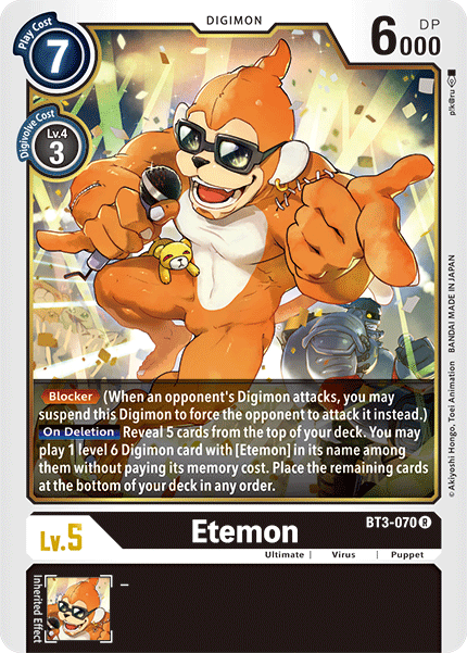 Etemon [BT3-070] [Release Special Booster Ver.1.5] 