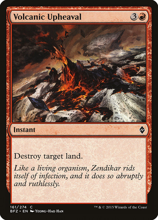 Volcanic Upheaval [Battle for Zendikar] 