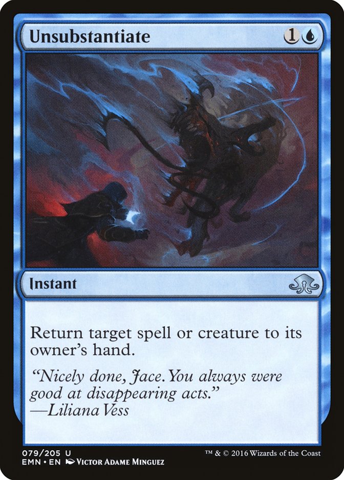 Unsubstantiate [Eldritch Moon] 