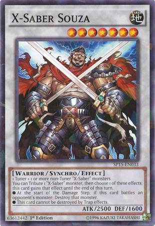X-Saber Souza [SP15-EN033] Shatterfoil Rare 