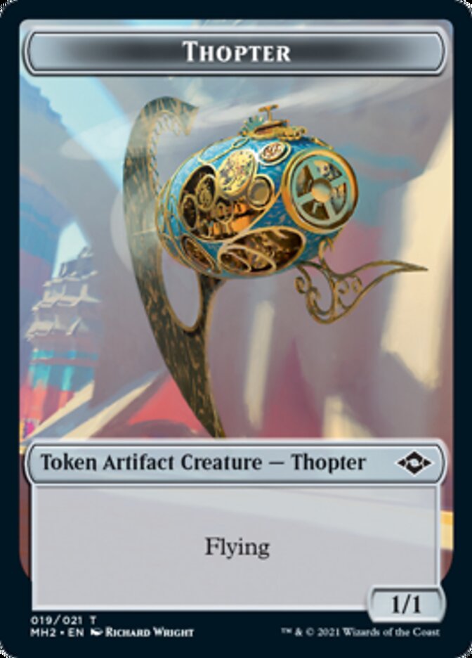 Squirrel // Thopter Double-Sided Token [Modern Horizons 2 Tokens] 