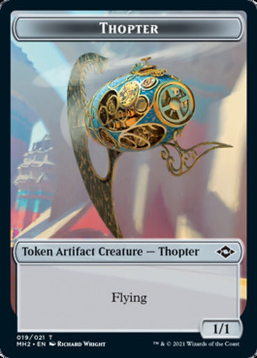 Thopter // Zombie Army Double-Sided Token [Modern Horizons 2 Tokens] 