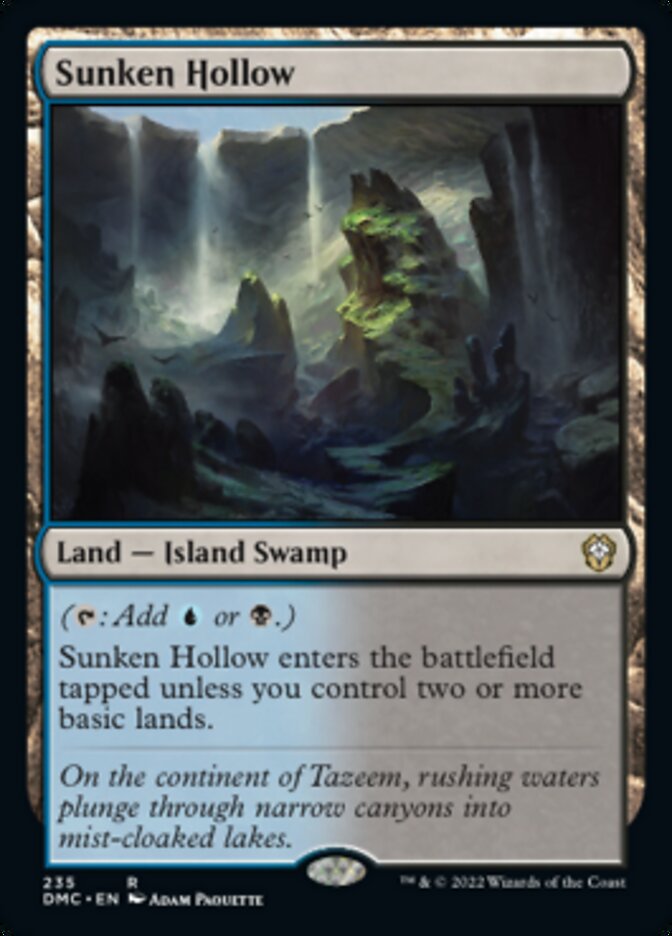 Sunken Hollow [Dominaria United Commander] 