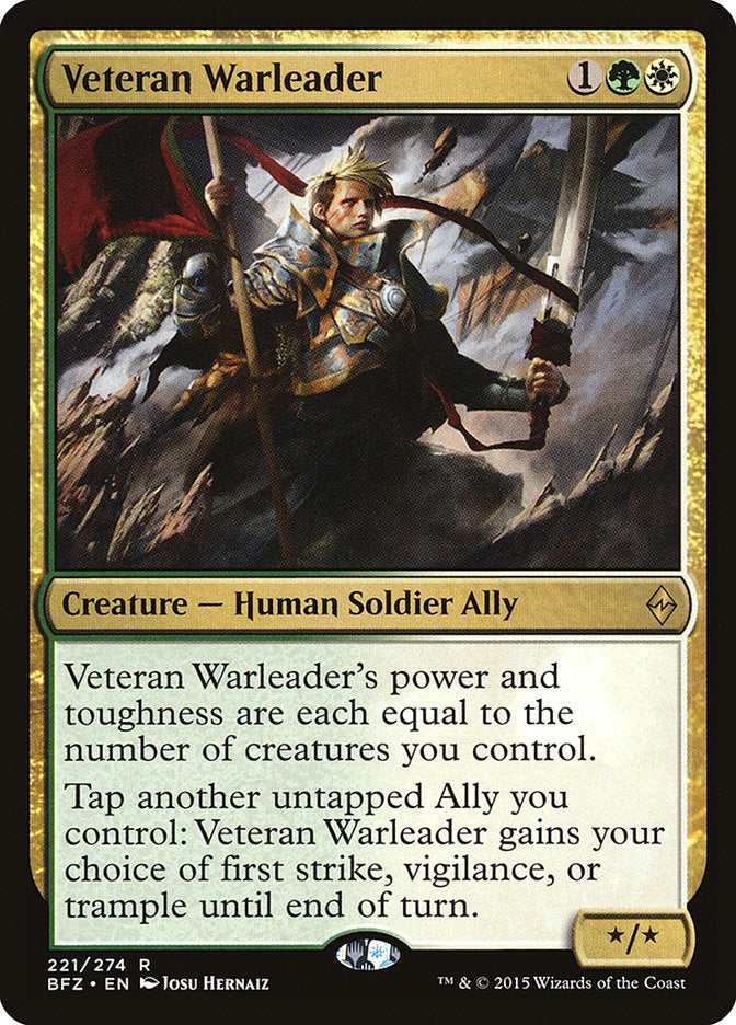 Veteran Warleader [Battle for Zendikar]