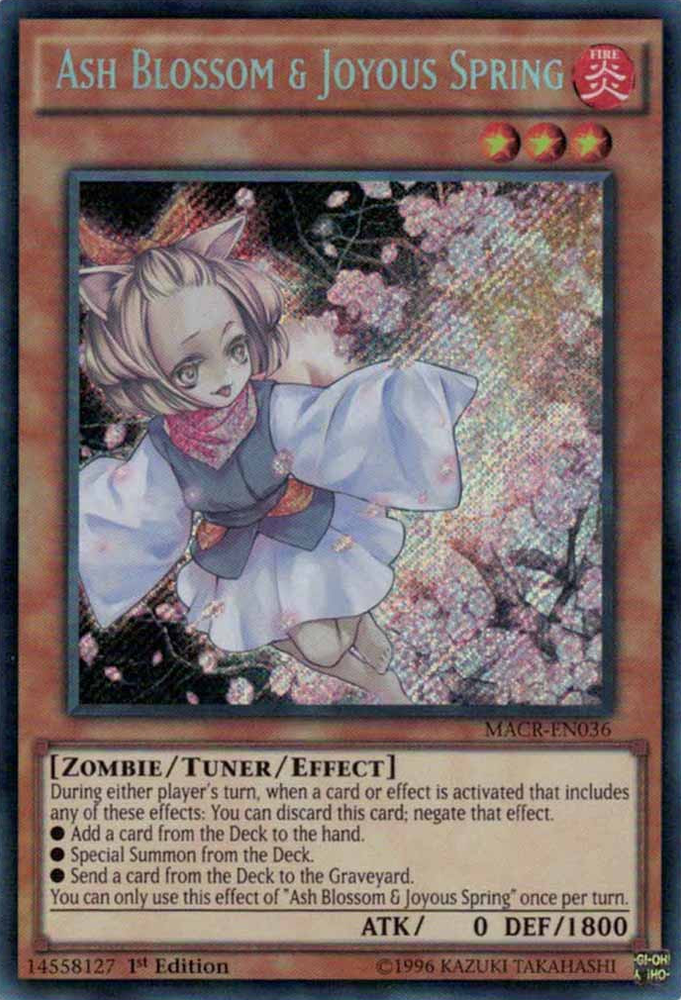 Ash Blossom &amp; Joyous Spring [MACR-EN036] Secret Rare 