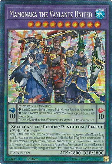 Mamonaka the Vaylantz United [TAMA-EN009] Collector's Rare 
