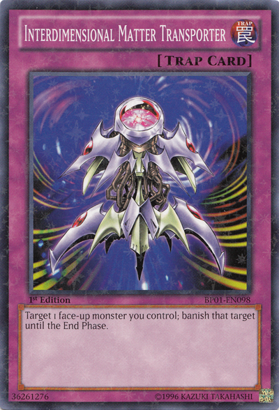 Interdimensional Matter Transporter [BP01-EN098] Starfoil Rare 