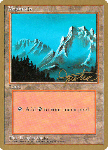 Mountain (mj374) (Mark Justice) [Pro Tour Collector Set] 