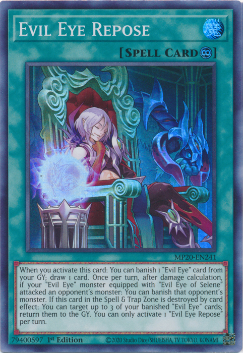 Evil Eye Repose [MP20-EN241] Super Rare 