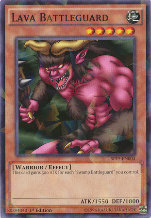 Lava Battleguard [SP15-EN003] Shatterfoil Rare 