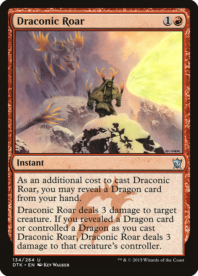 Draconic Roar [Dragons of Tarkir] 