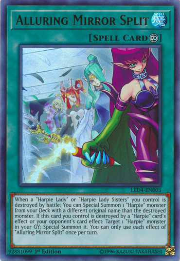 Alluring Mirror Split [LED4-EN003] Ultra Rare 