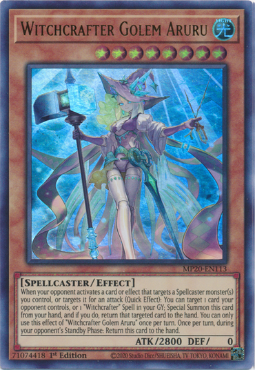Witchcrafter Golem Aruru [MP20-EN113] Ultra Rare 
