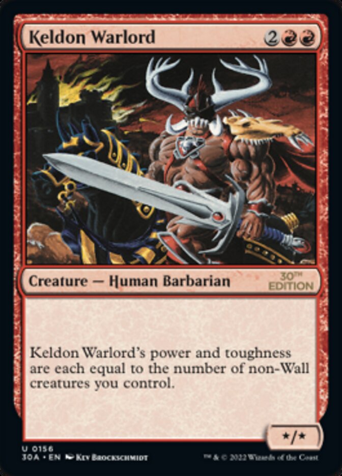 Keldon Warlord [30th Anniversary Edition] 