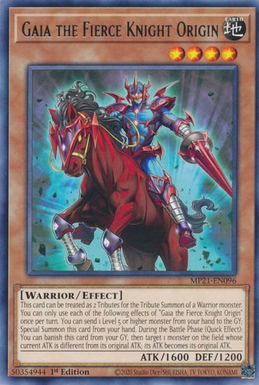 Gaia the Fierce Knight Origin [MP21-EN096] Rare 