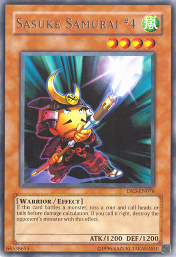 Sasuke Samurai #4 [DR3-EN076] Rare 