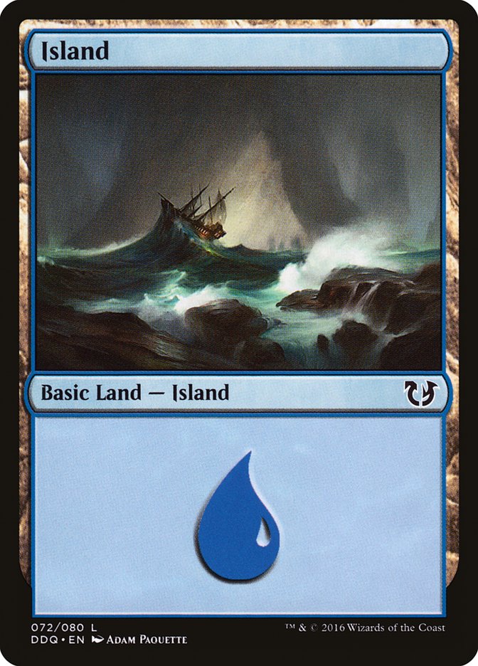 Island (72) [Duel Decks: Blessed vs. Cursed] 