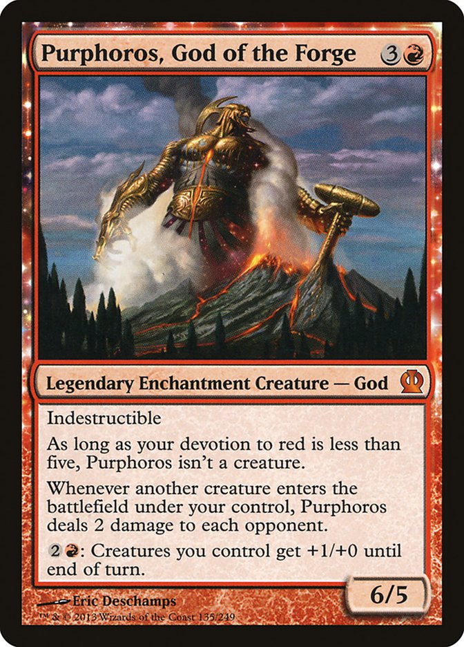 Purphoros, God of the Forge [Theros] 