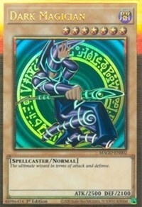 Dark Magician [MAGO-EN002] Gold Rare 
