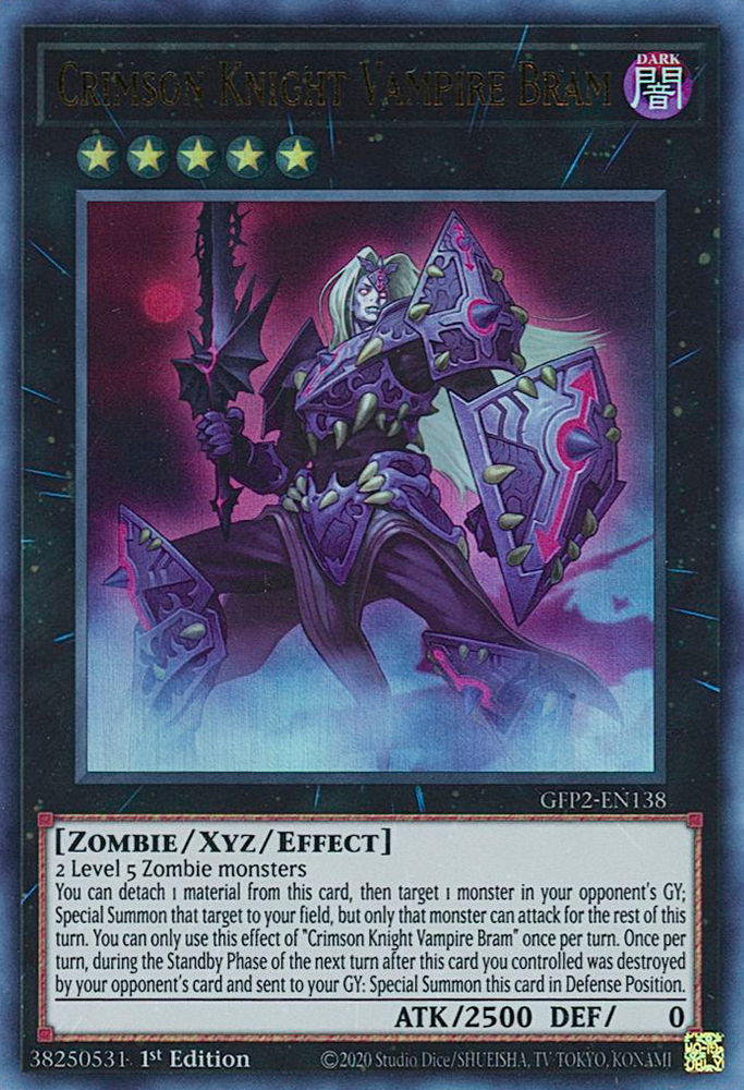 Crimson Knight Vampire Bram [GFP2-EN138] Ultra Rare 
