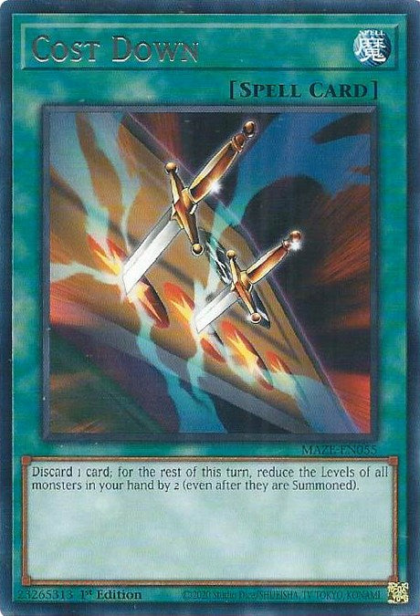 Cost Down [MAZE-EN055] Rare 