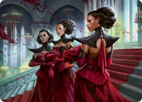 Olivia's Attendants Art Card [Innistrad: Crimson Vow Art Series] 