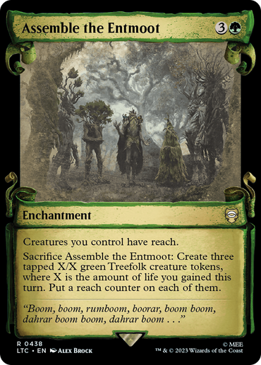 Assemble the Entmoot [The Lord of the Rings: Tales of Middle-Earth Commander Showcase Scrolls] 