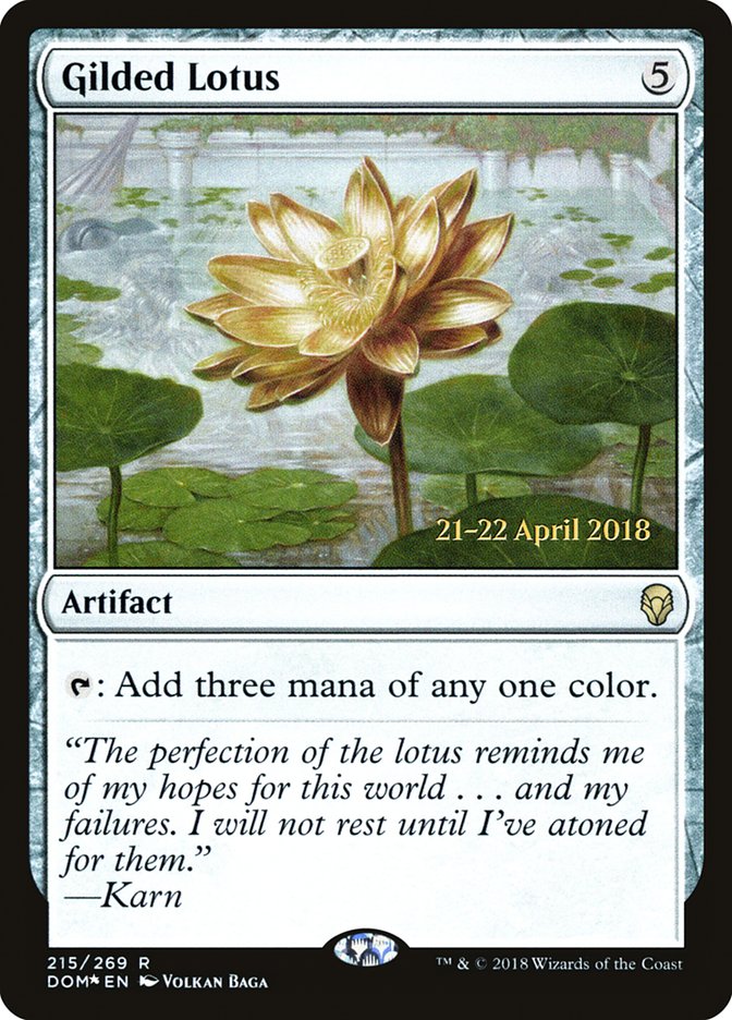 Gilded Lotus [Dominaria Prerelease Promos] 