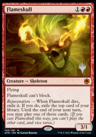 Flameskull (Promo Pack) [Dungeons & Dragons: Adventures in the Forgotten Realms Promos] 